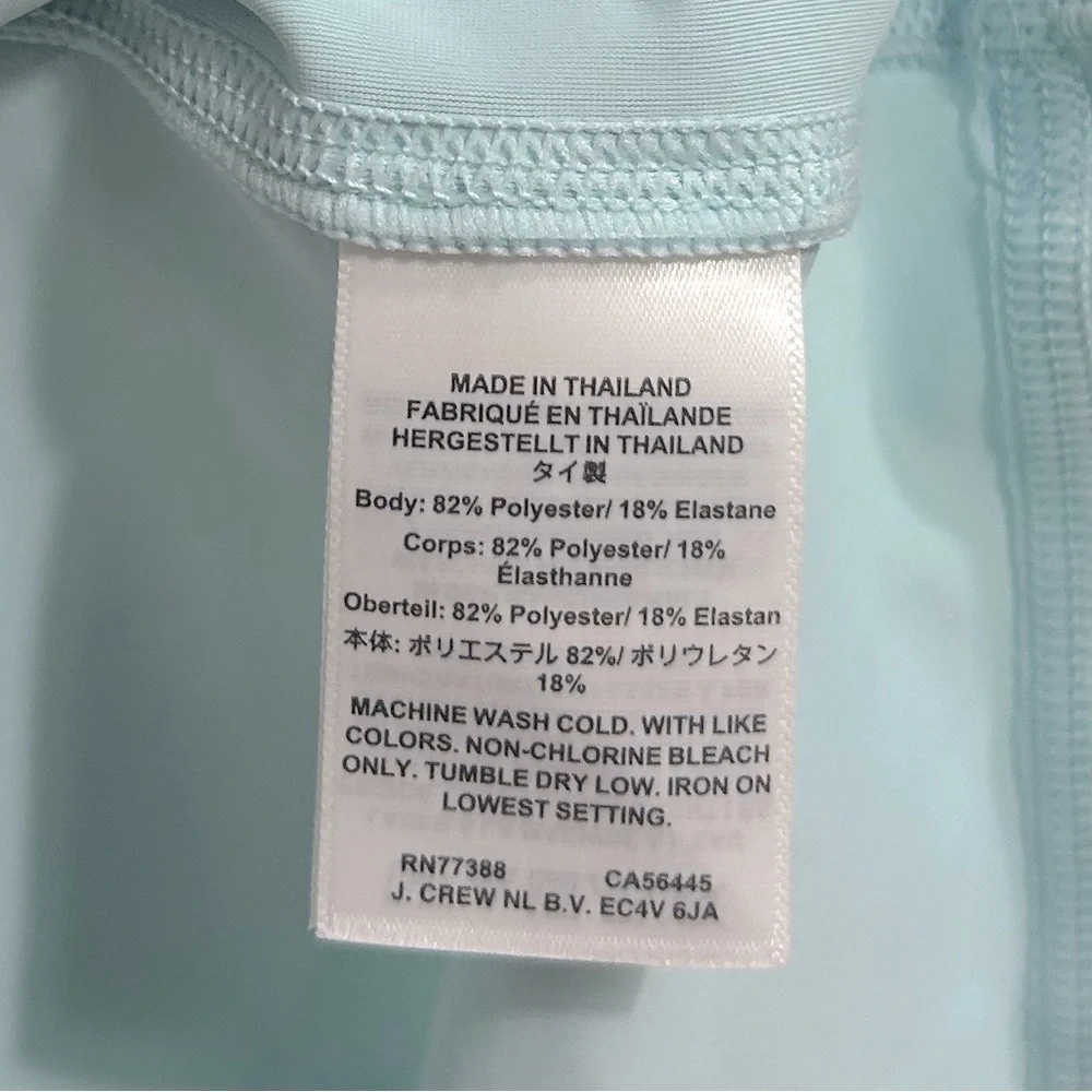 NEW Crewcuts Kids' short-sleeve rash guard in Cupcake Aqua for boys